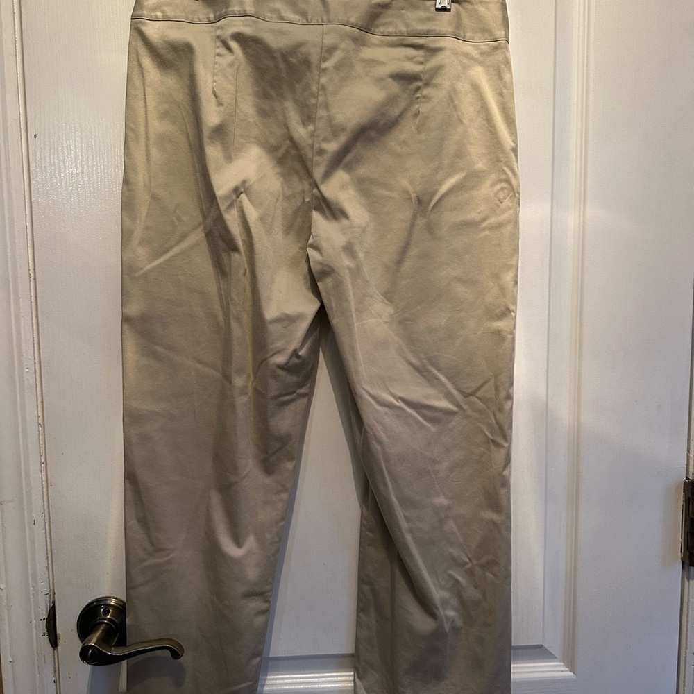 Express Tan Capris Classic Cotton Blend